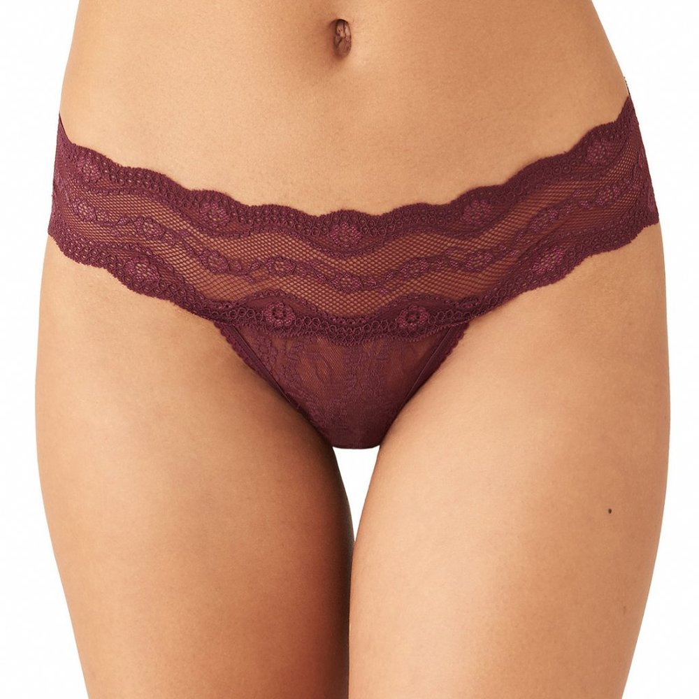 B.Temptd Thong Panties Womens Lace Kiss Underwear Windsor 970182